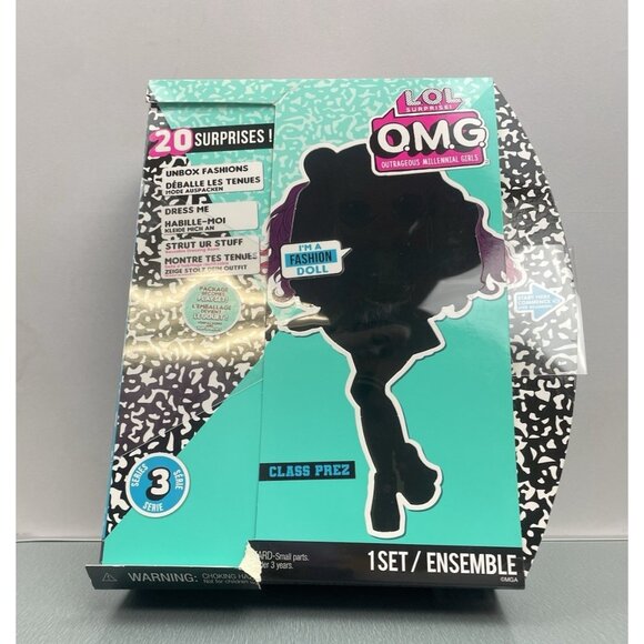 LOL Surprise OMG Class Prez Fashion Doll With 20 Surprises Series 3